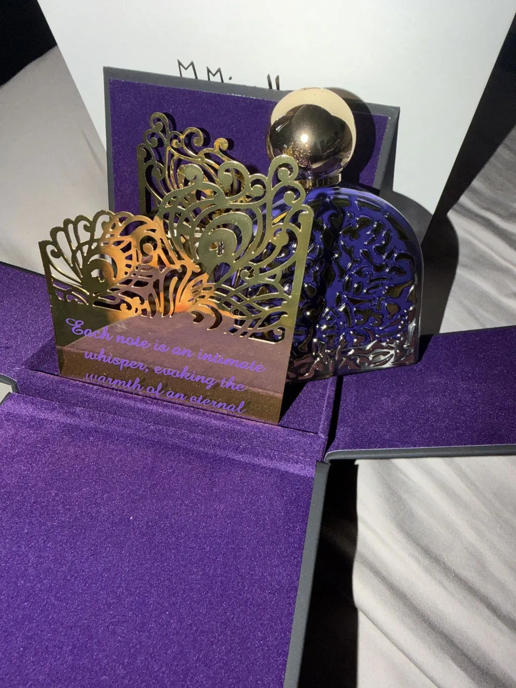 M.Micallef Purple Love parfyme 100 ml vanilje