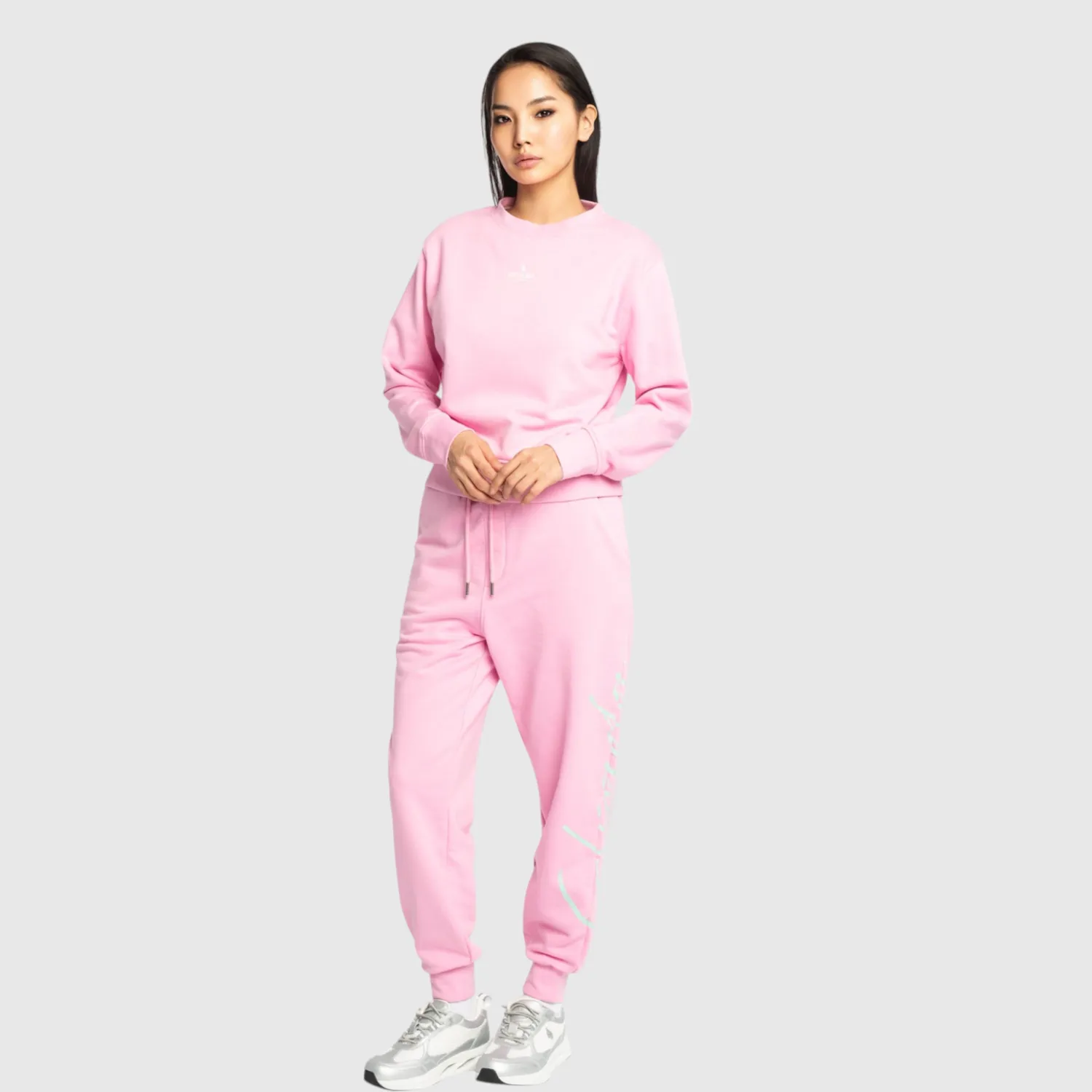 Gisada 6002 sweatshirt rosa cropped dame