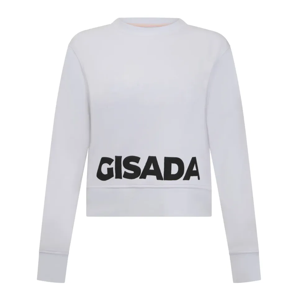 Gisada Berlin 6001 sweatshirt hvit puff-print