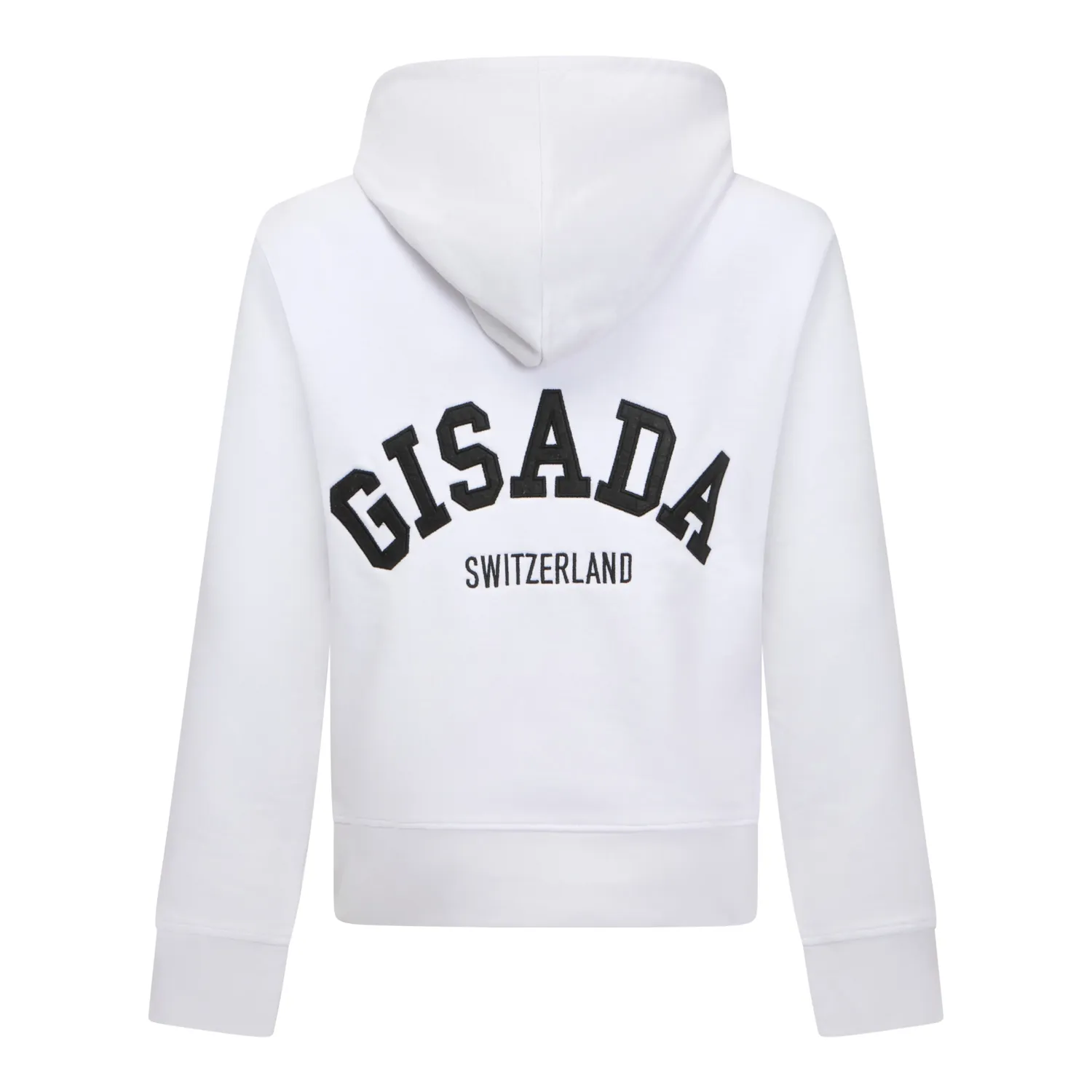 Gisada 6008 Regular Fit hoodie white bomull hette