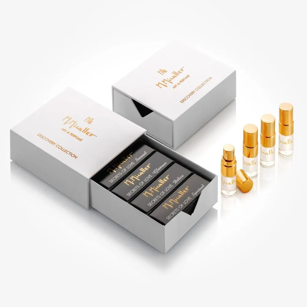 M.Micallef Secrets of Love parfymeprøver 4x2 ml sensuell