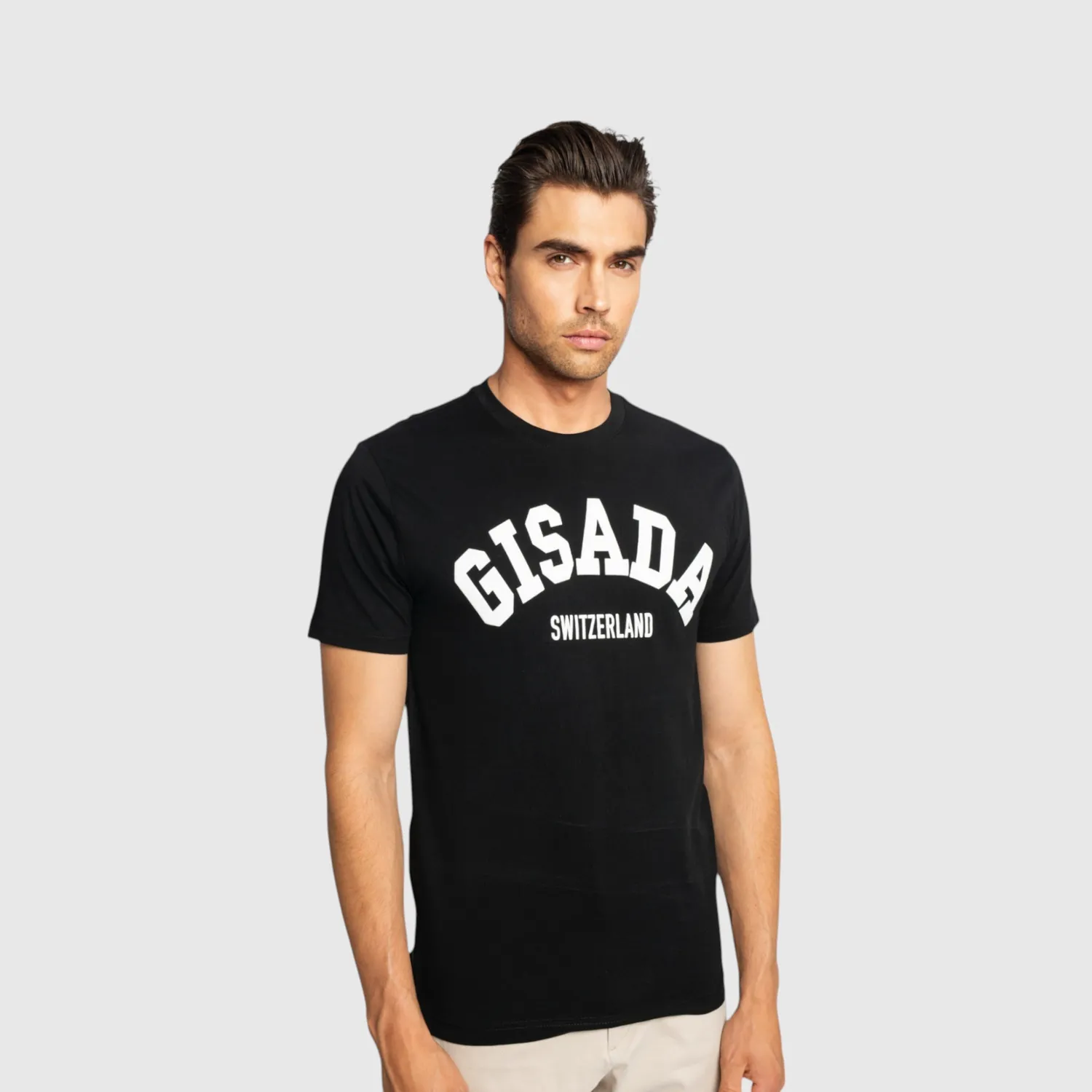 Gisada 1006 T-skjorte svart oversized herre