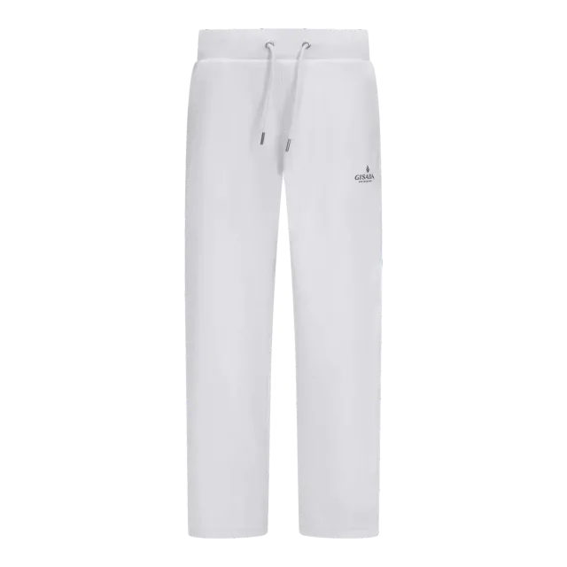 Gisada 7002 joggebukse dame hvit bomull