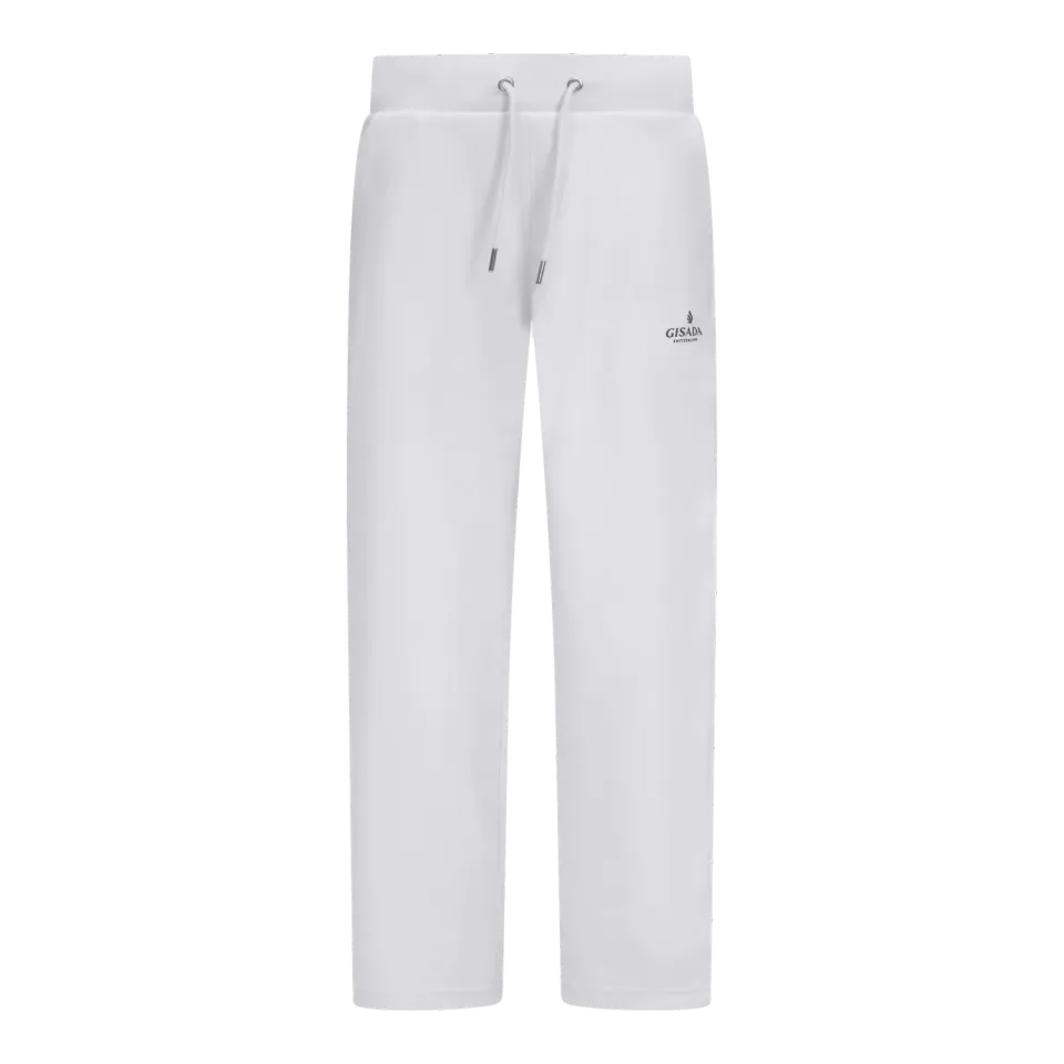 Gisada 7002 joggebukse dame hvit bomull