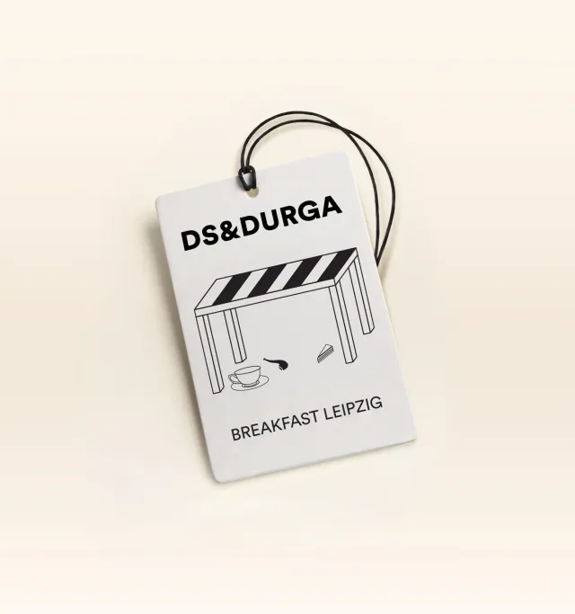 DS&DURGA Breakfast Leipzig duftkort 1 stk kaffe og tobakk