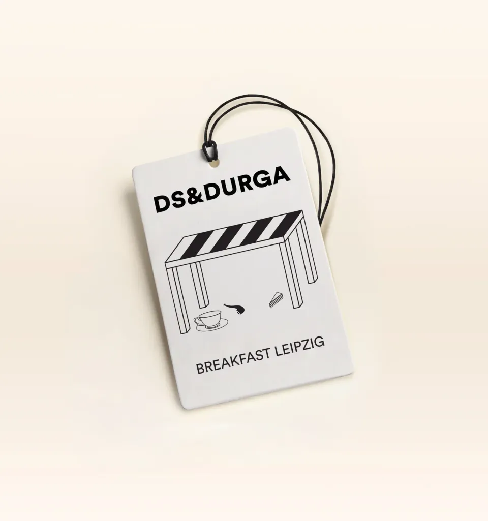 DS&DURGA Breakfast Leipzig duftkort 1 stk kaffe og tobakk