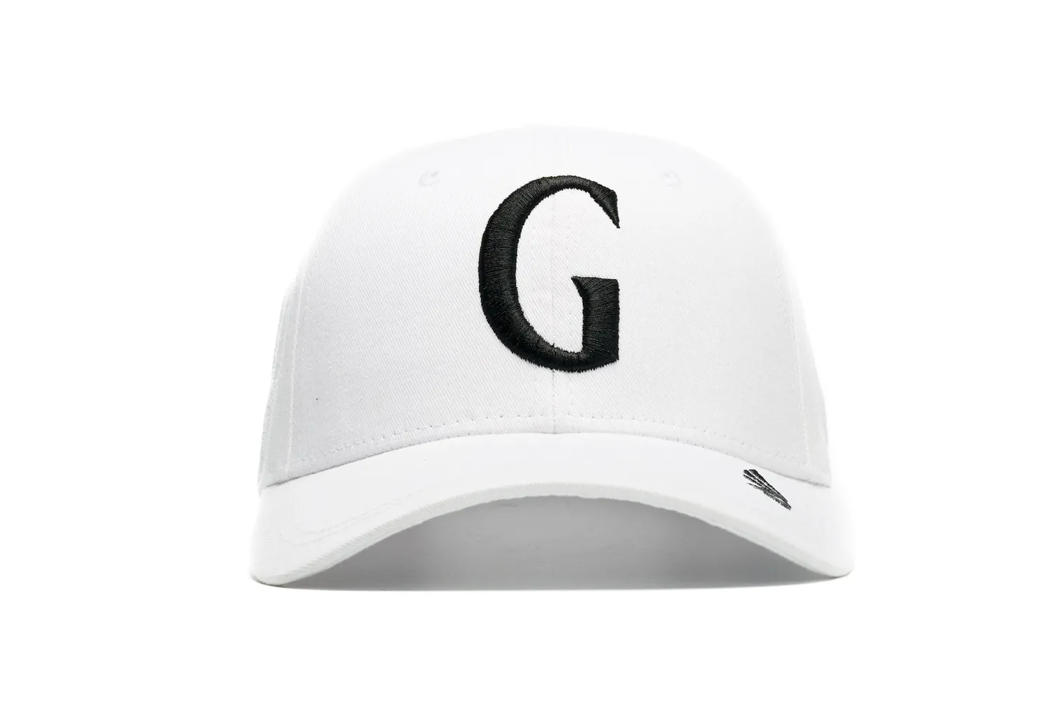 Gisada 8004 caps brodert G hvit blå