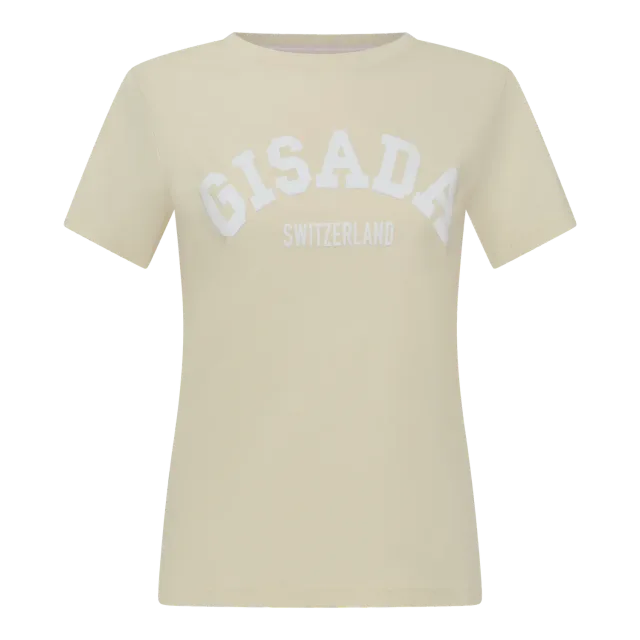 Gisada 5001 t-skjorte beige puff dame