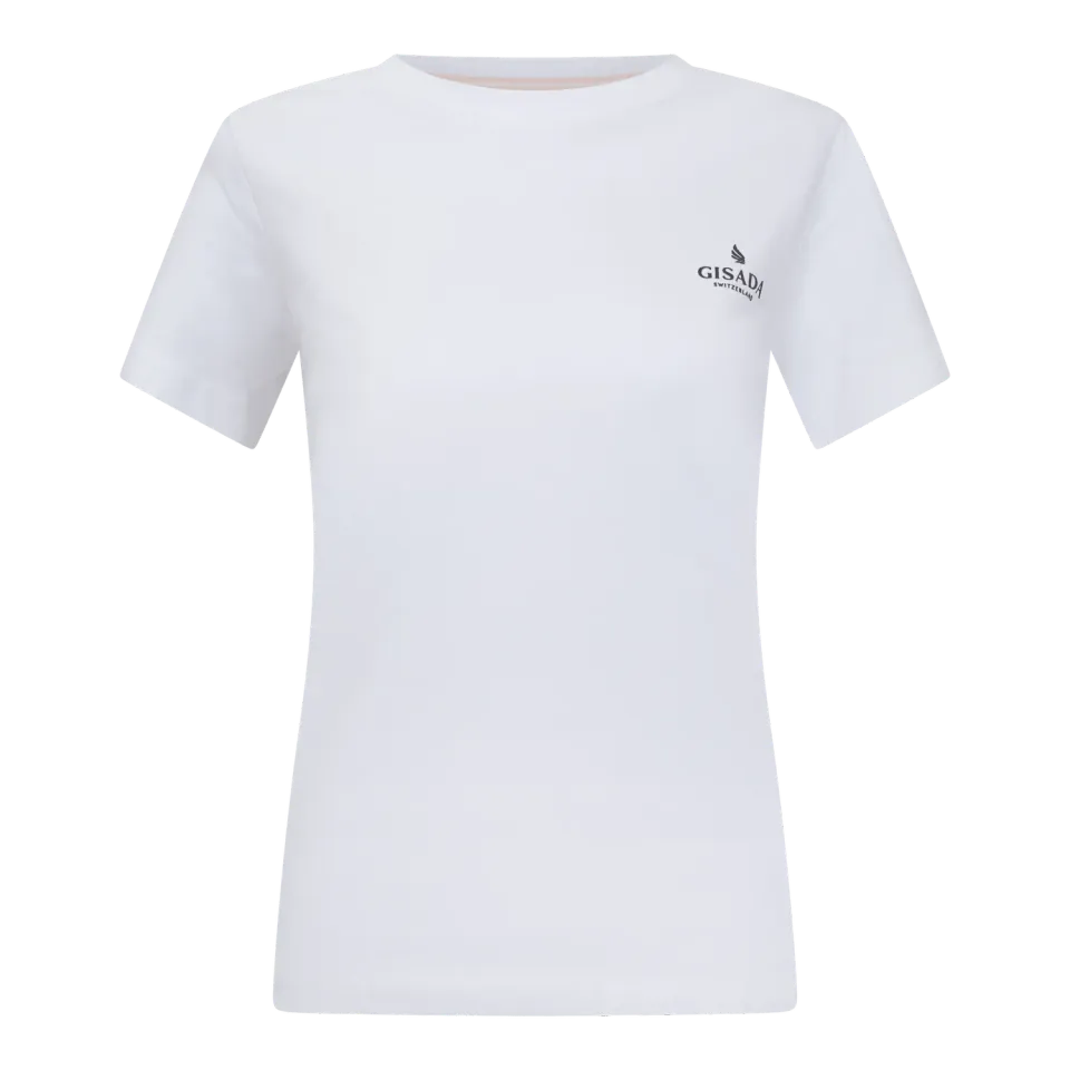 Gisada 5002 t-skjorte hvit dame silikonlogo