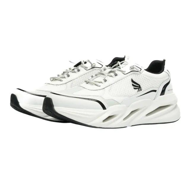 Gisada Runner High Sneakers joggesko hvit grå pustende