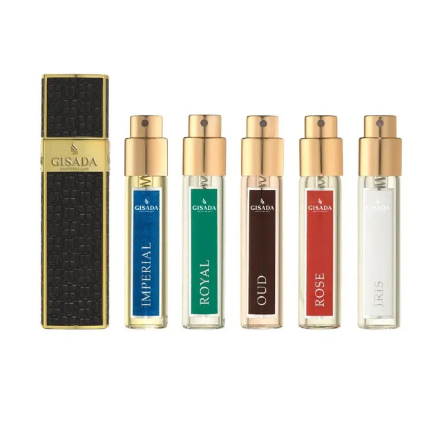Gisada Luxury Fragrance Travel Set parfyme svart – unisex