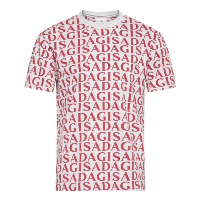 Gisada 1003 Paris t-skjorte lilla monogram