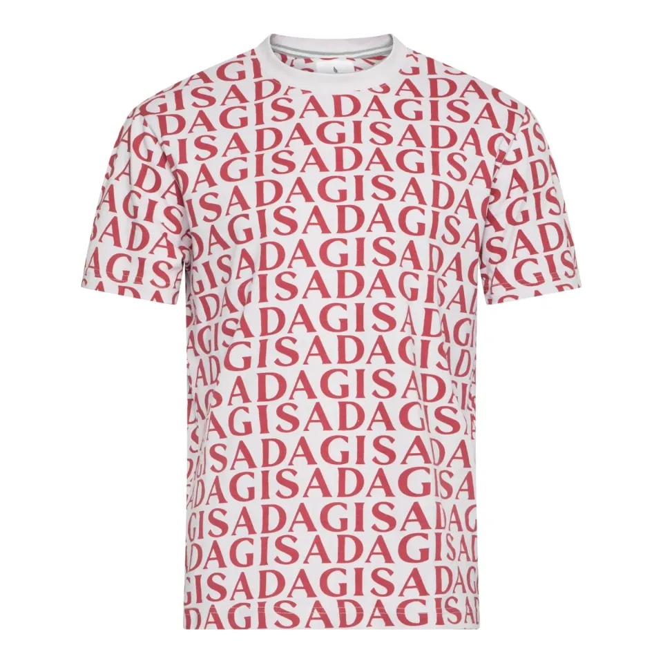 Gisada 1003 Paris t-skjorte lilla monogram