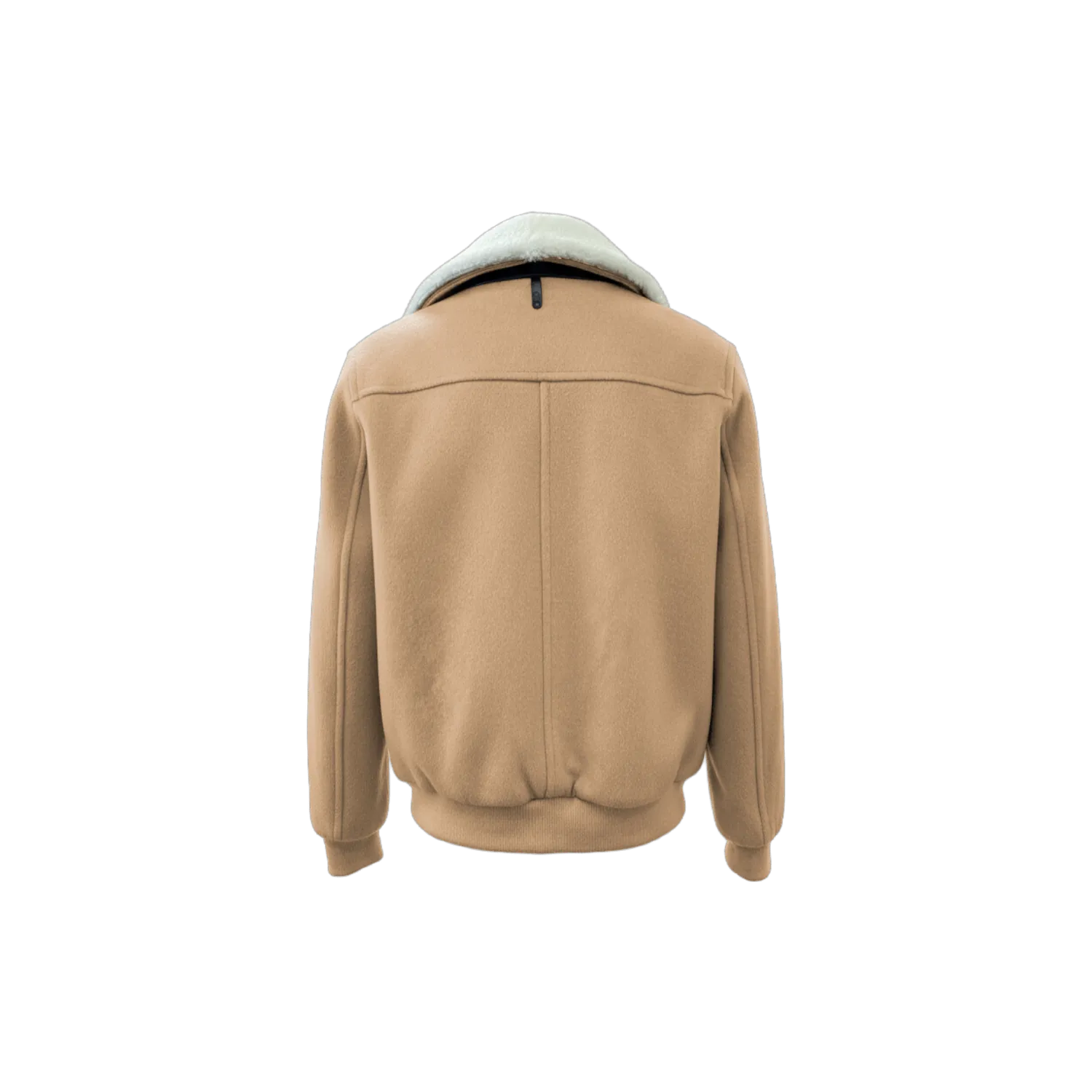 Gisada 1319 ulljakke beige shearling