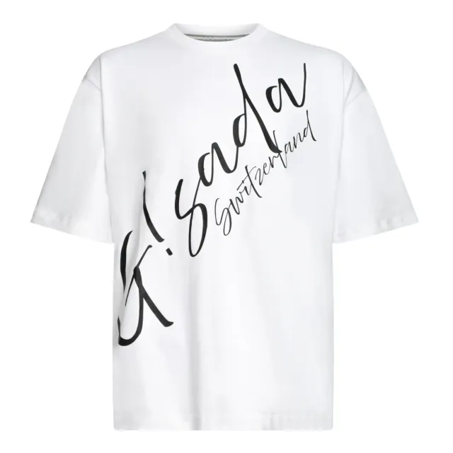 Gisada 1007 T-skjorte herre hvit oversized