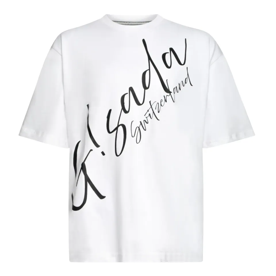 Gisada 1007 T-skjorte herre hvit oversized