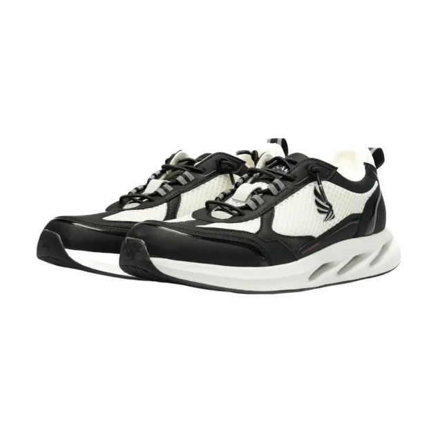 Gisada Runner 16001 sneakers herre svart-hvit skinn