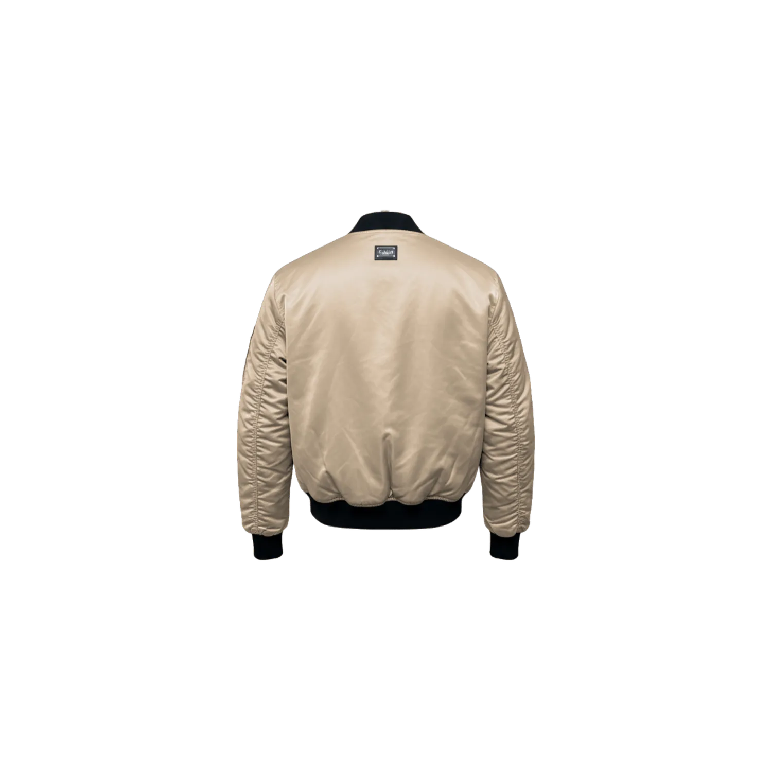 Gisada 1612 bomberjakke champagne cropped dame