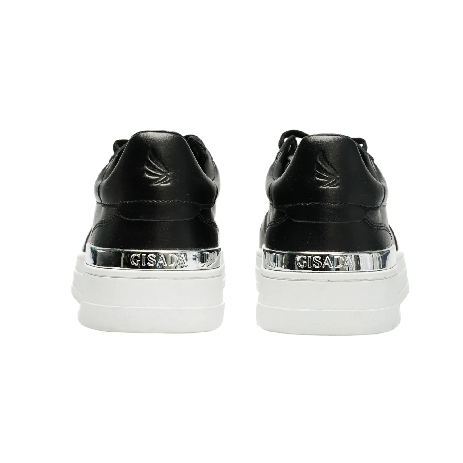 Gisada 17001 Trainer sneakers svart – skinn low-top