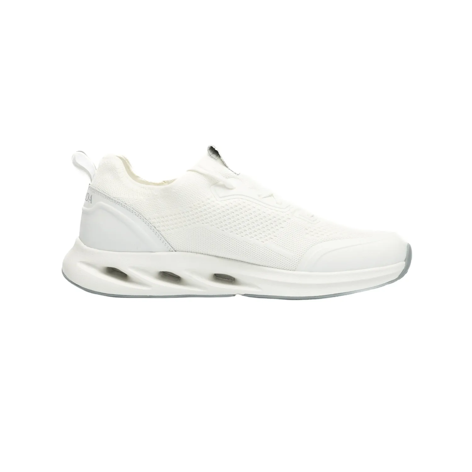 Gisada 16002 Knit Runner sneakers hvit low