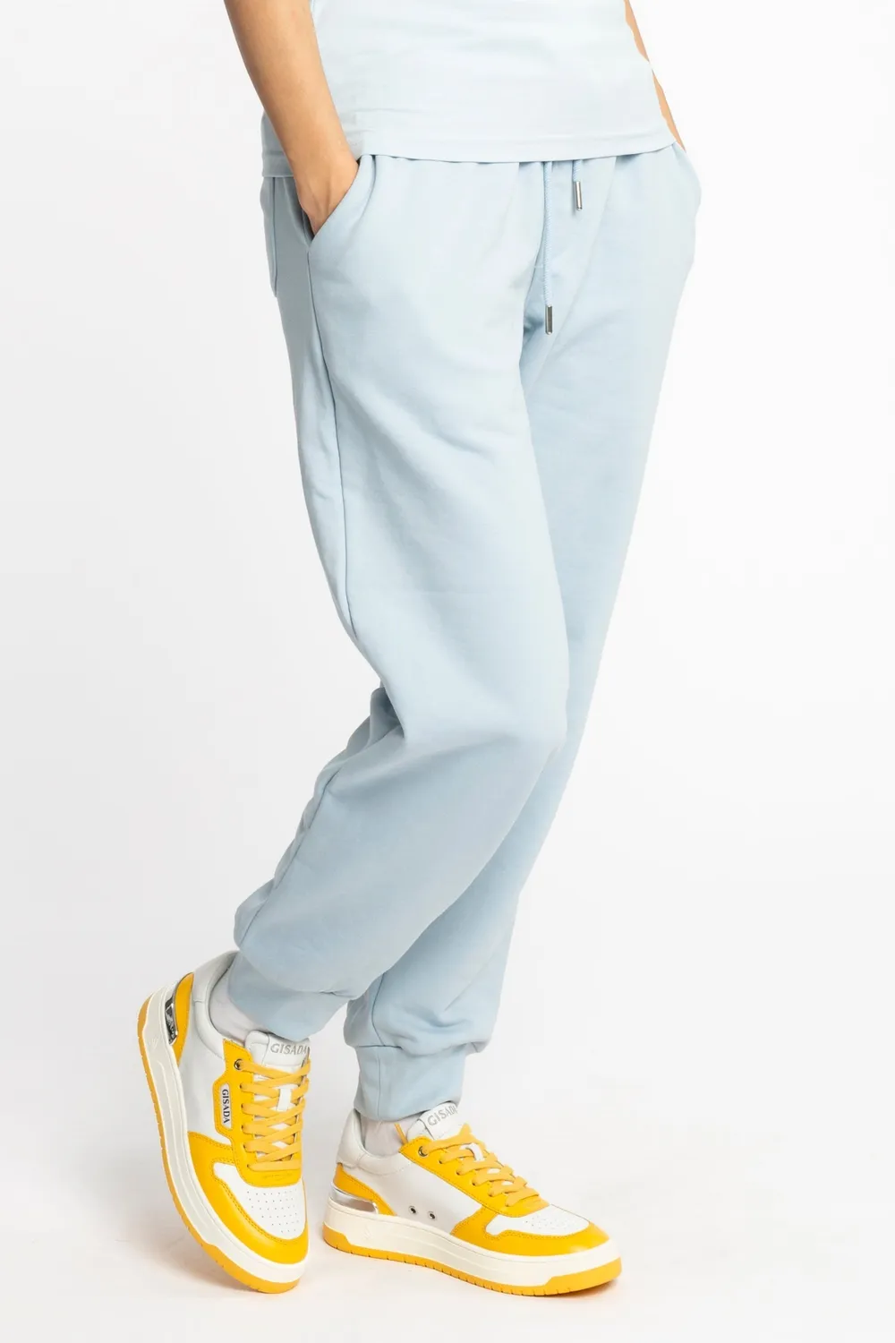 Gisada 4004 sweatpants dame ice blue bomull