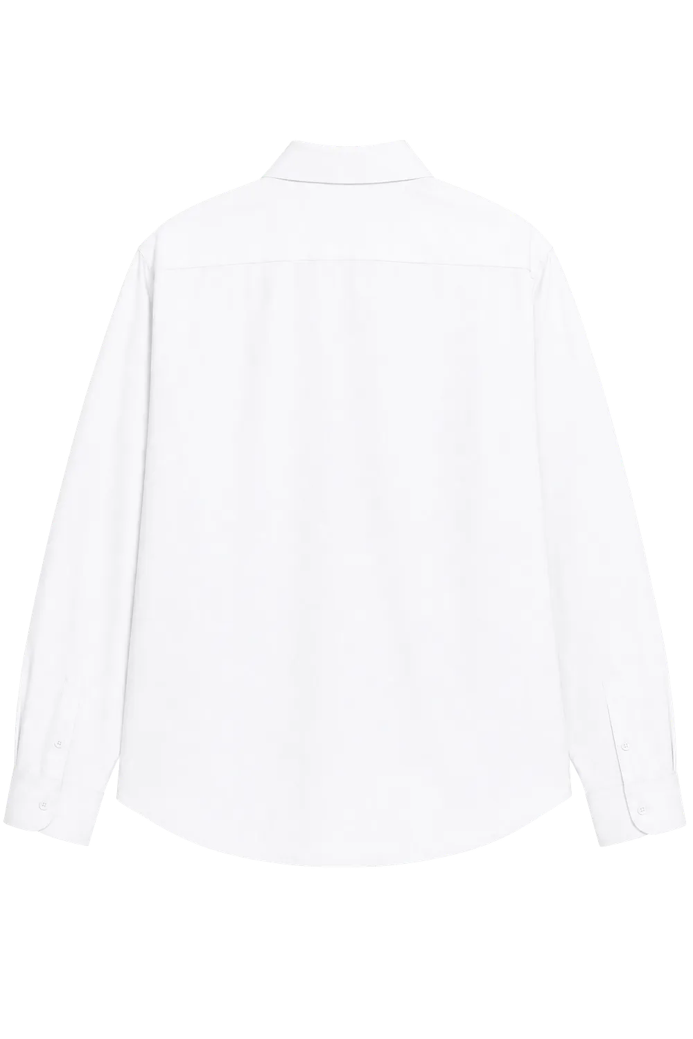 Gisada Fine Cotton Popeline skjorte hvit poplin