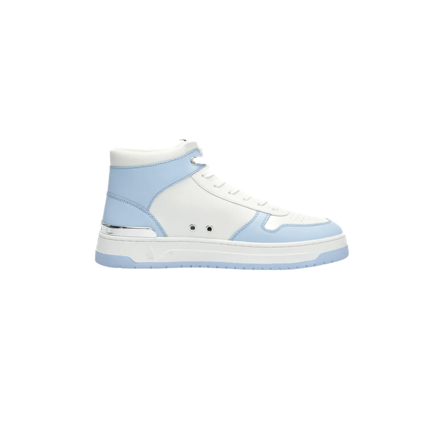 Gisada Trainer mid-top sneakers ice blue skinn