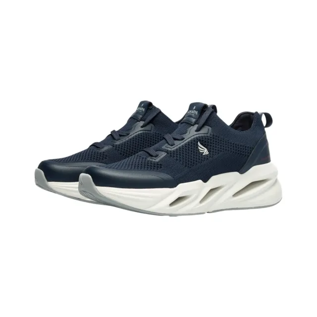 Gisada Knit Runner High sneakers navy mesh