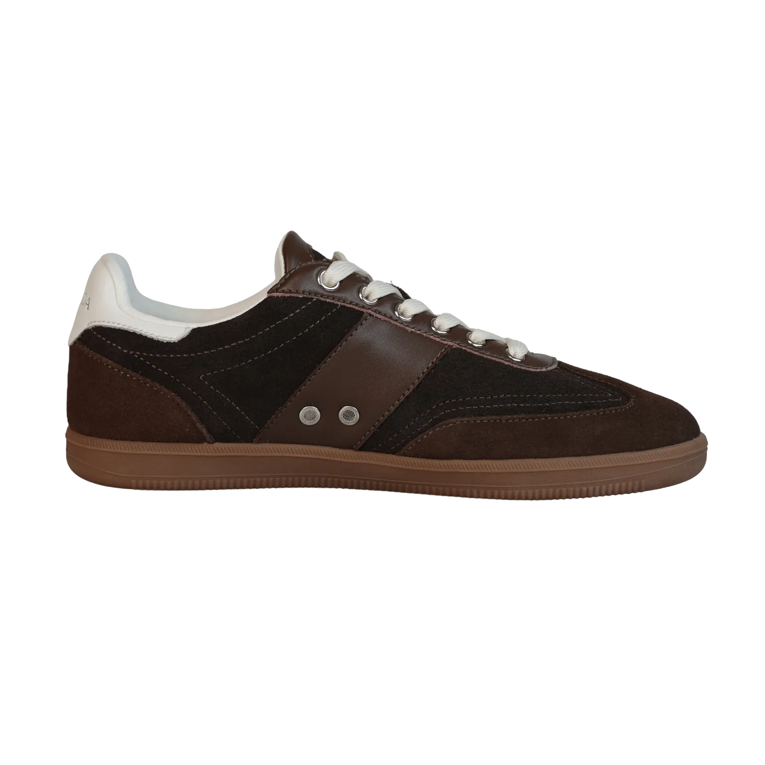 Gisada Flat Sole Sneaker semsket brun