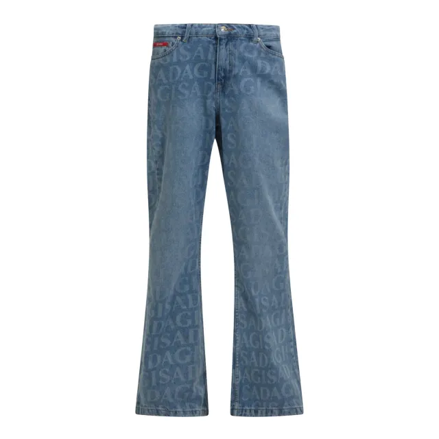 Gisada 1403 jeans flare navy denim dame