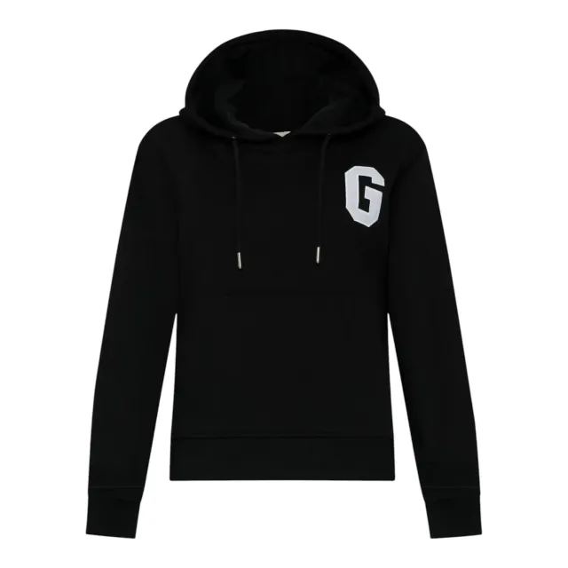 Gisada 6008 hettegenser svart bomull regular fit