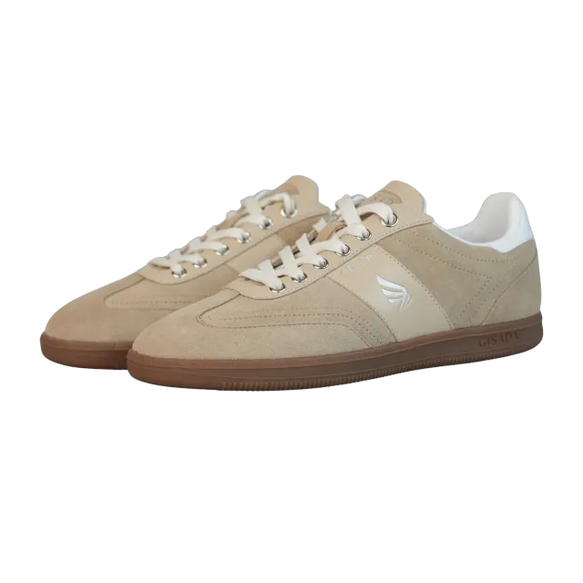 Gisada 17003 sneakers beige unisex semsket skinn