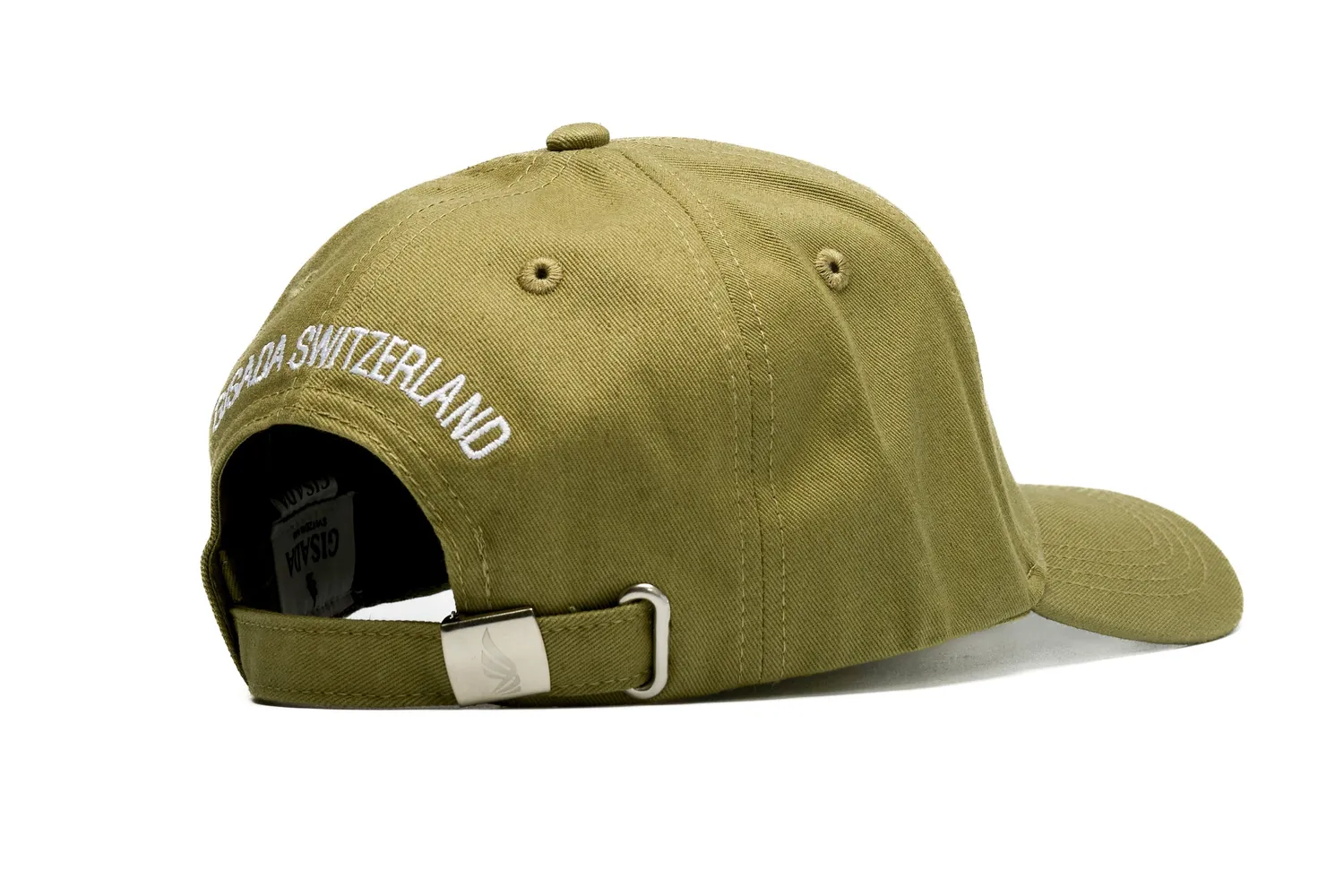Gisada 8001 caps dark olive bomullstwill
