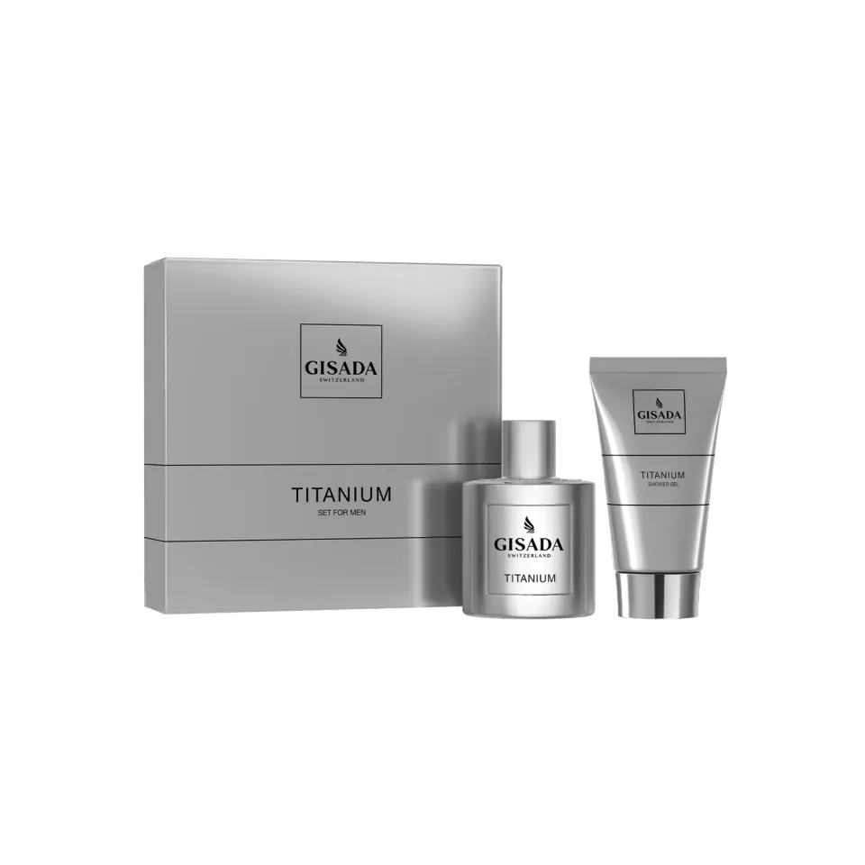 Gisada Titanium gavesett EDP 50 ml + dusjegelé