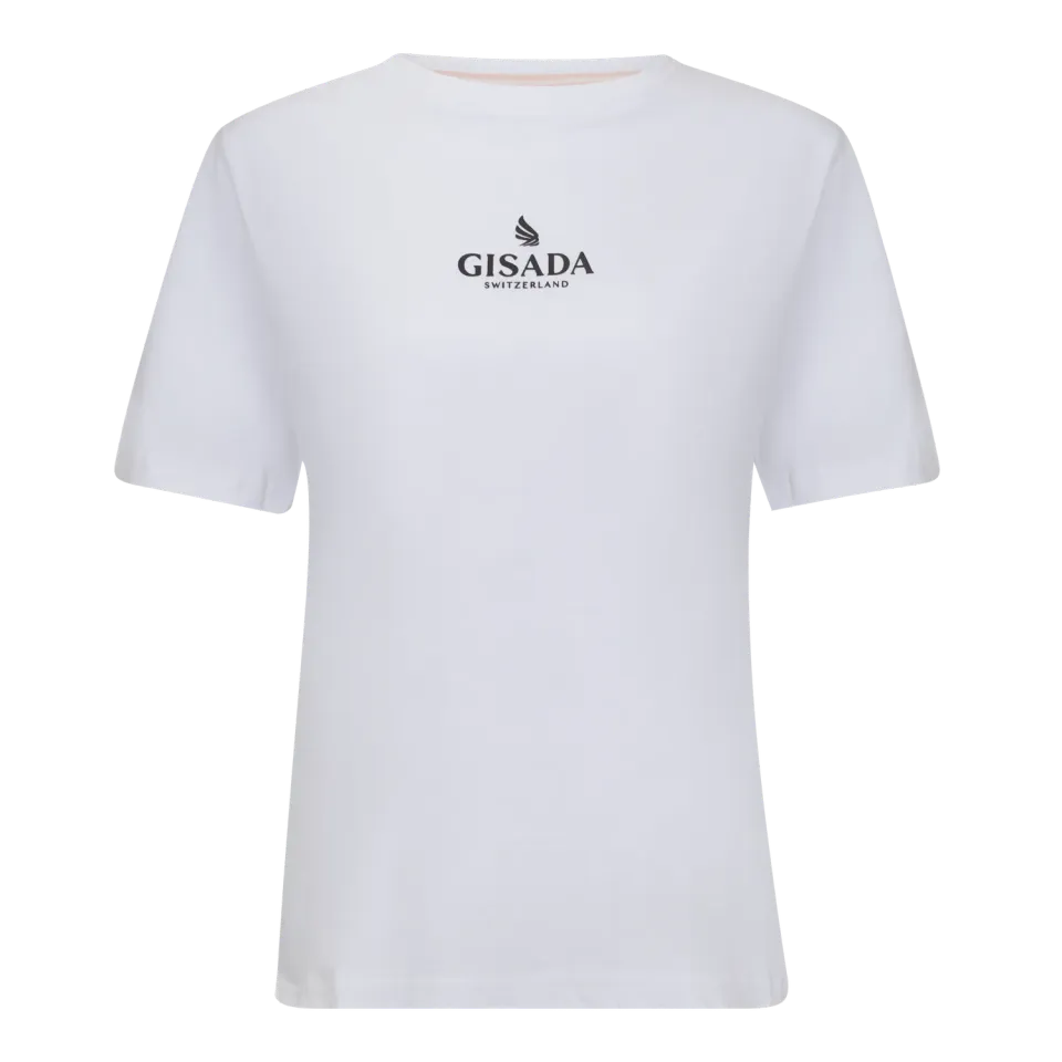 Gisada 5005 oversized t-skjorte hvit – silikonlogo