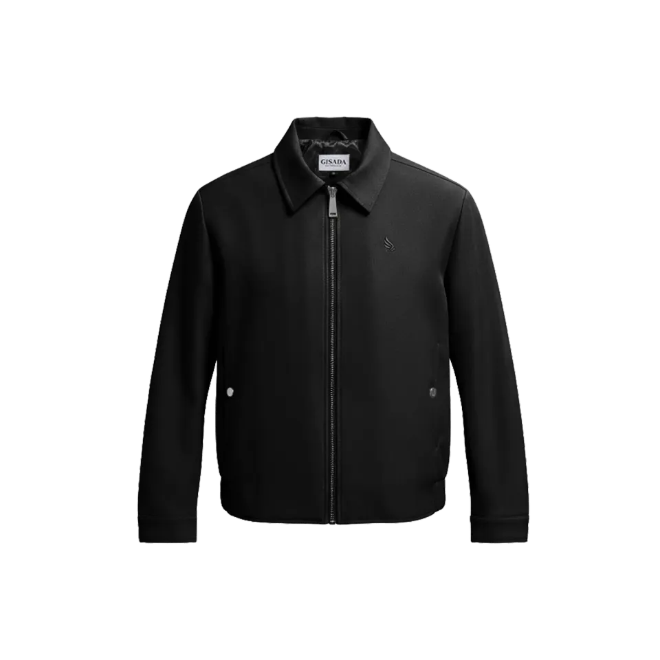 Gisada 1323 Jakke Black zip-up herre