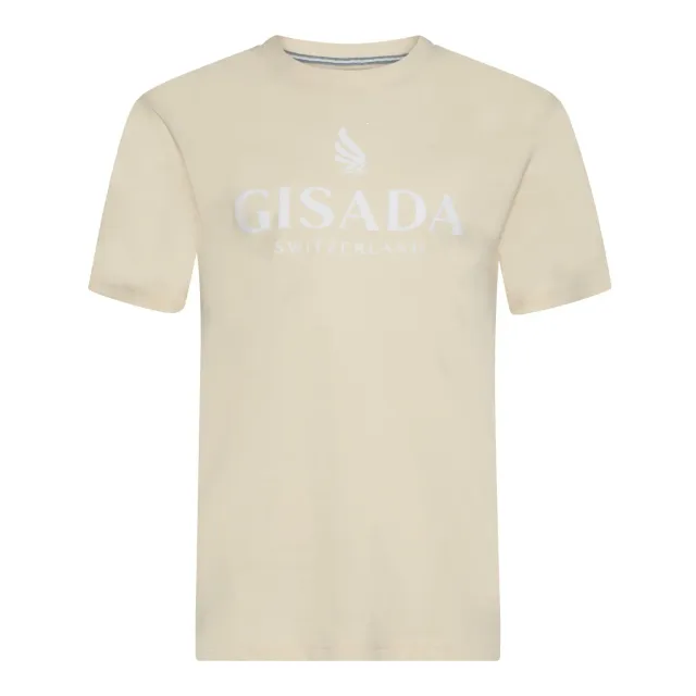 Gisada Paris 1000 t-skjorte Beige flocklogo