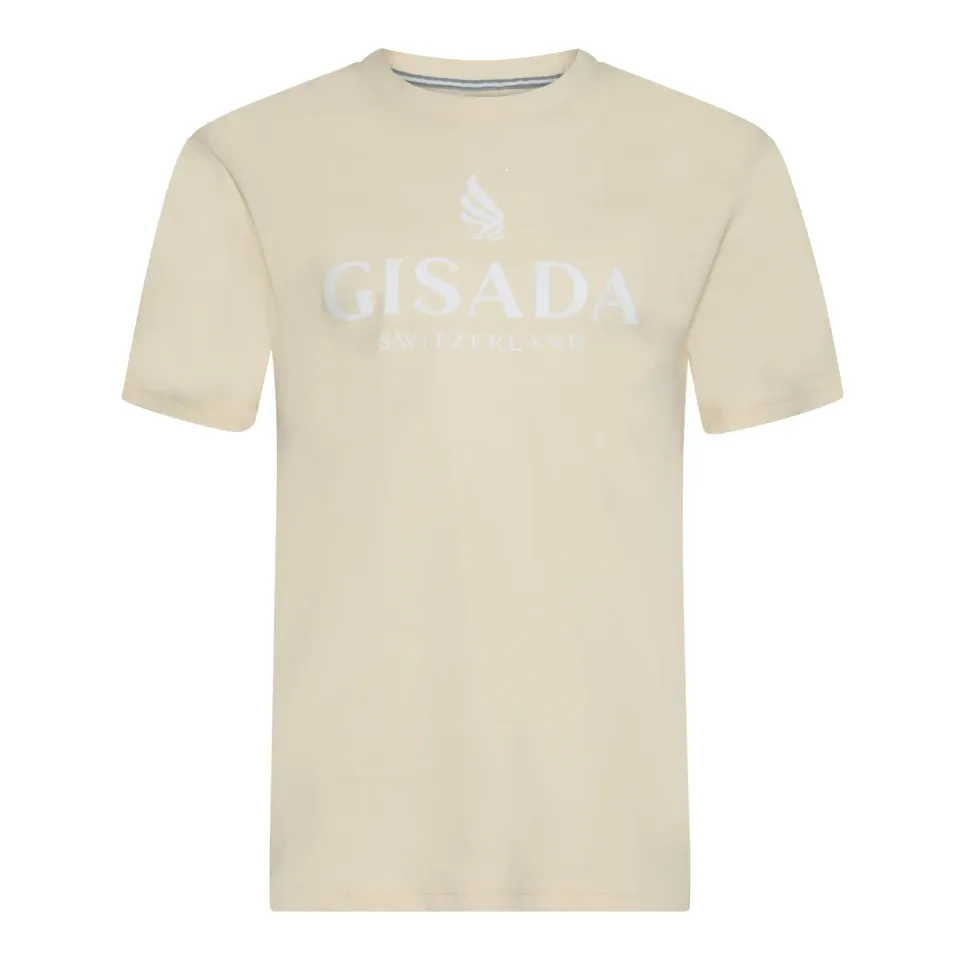 Gisada Paris 1000 t-skjorte Beige flocklogo
