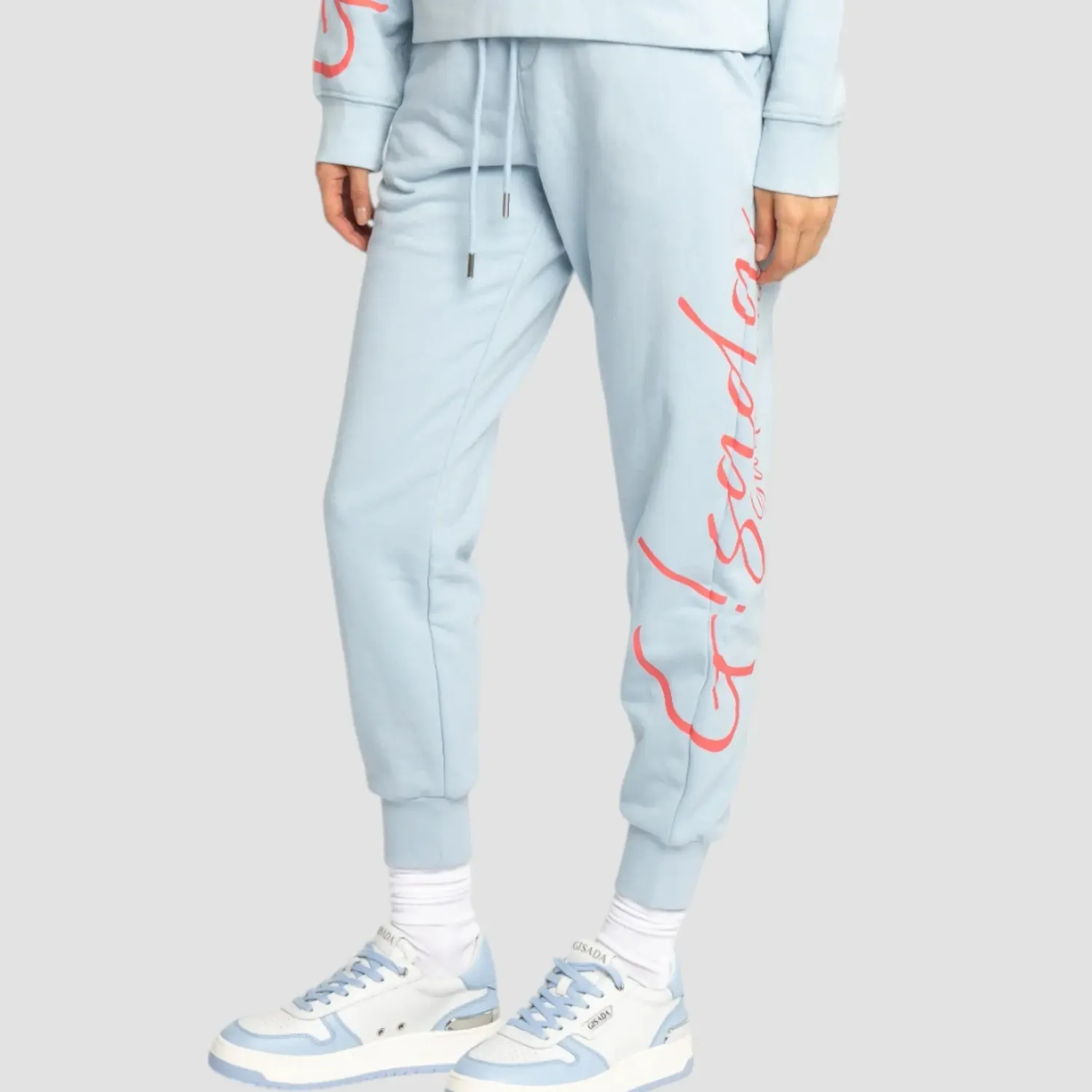Gisada Tokyo 7000 joggebukse dame Ice Blue bomull