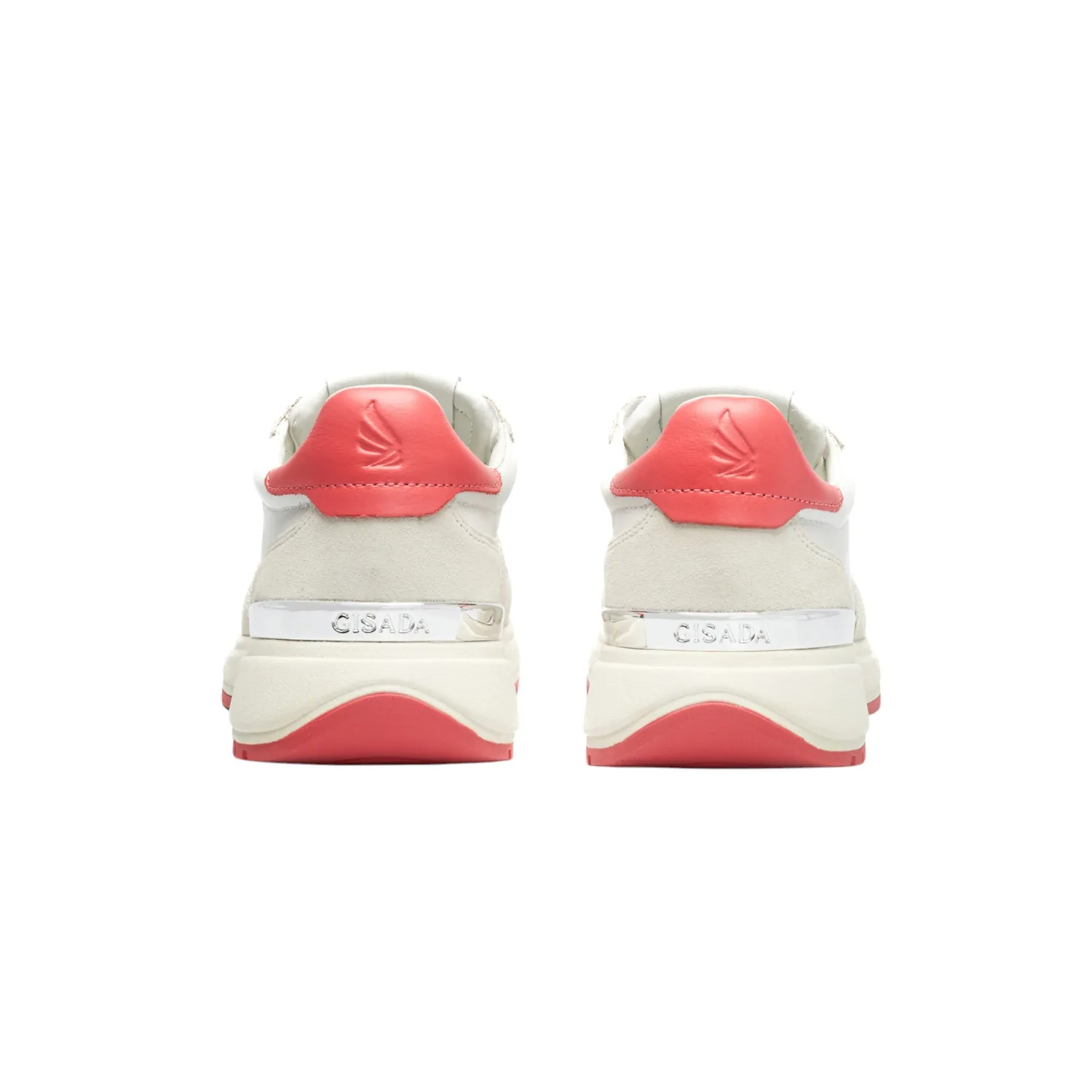Gisada 17000 sneakers hvit korall – retro dame