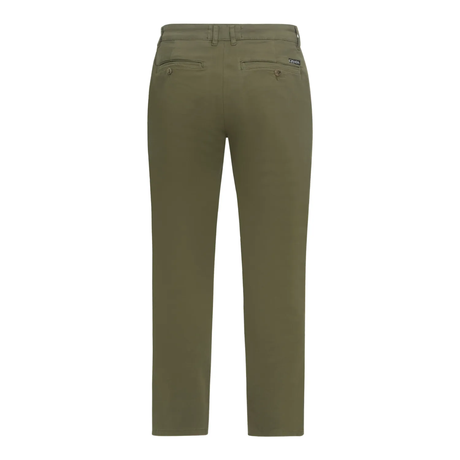 Gisada Straight Leg Chino 1108 chinosbukse grønn bomull