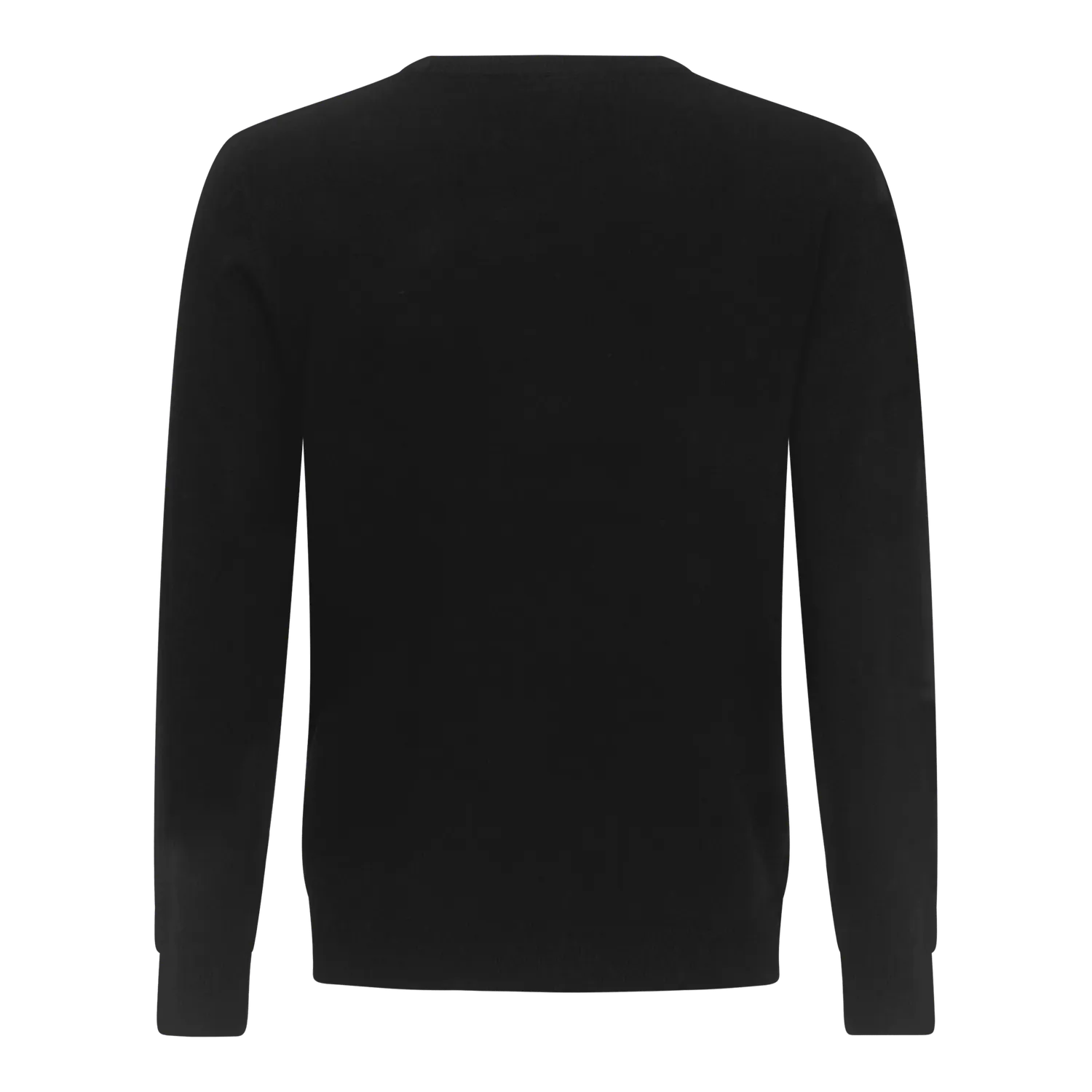 Gisada 1203 pullover svart bomull rund hals