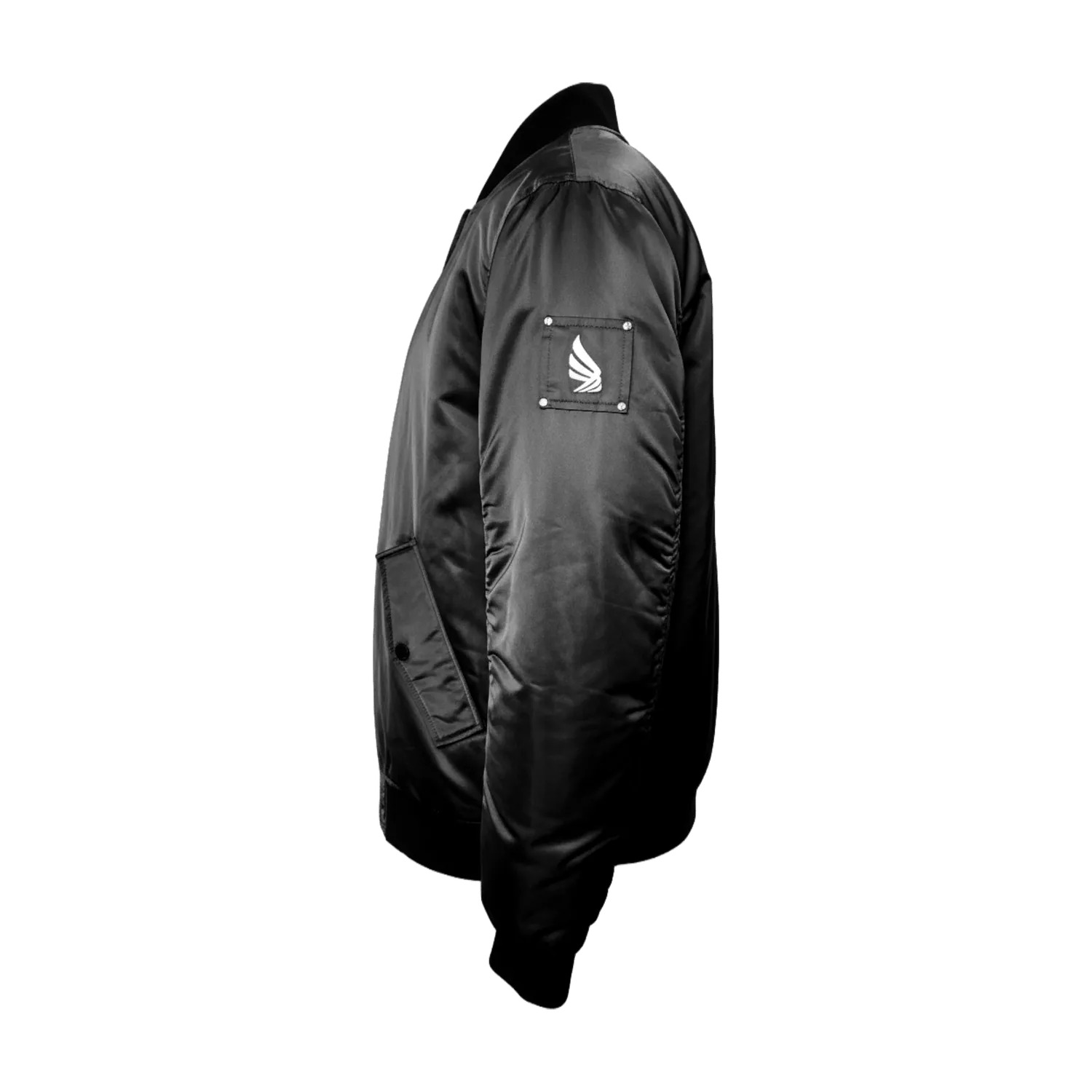 Gisada Midnight Down-Filled Technical Bomber jakke sort dun