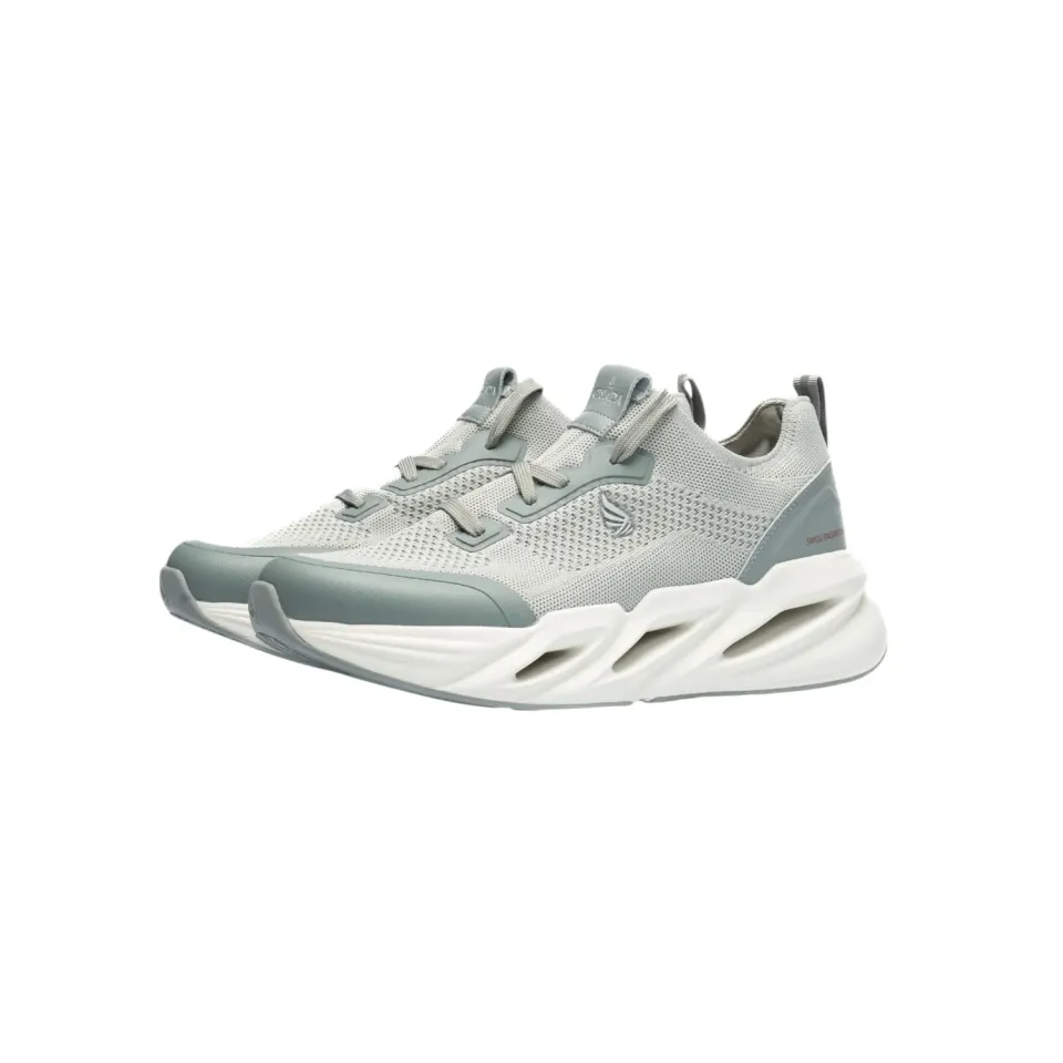 Gisada Knit Runner High sneakers grå mesh