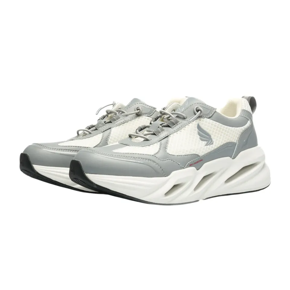 Gisada Runner sneakers graphite white skinn