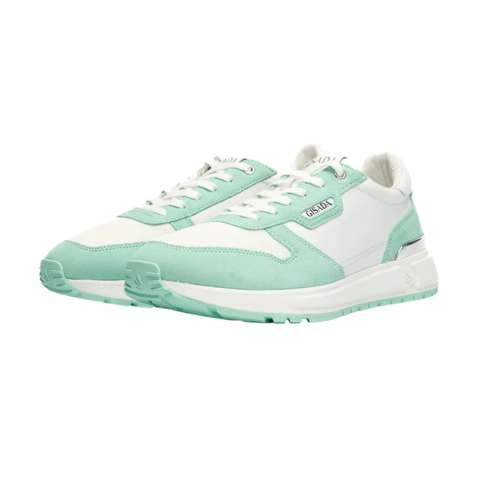 Gisada Las Vegas sneakers hvit mint retro