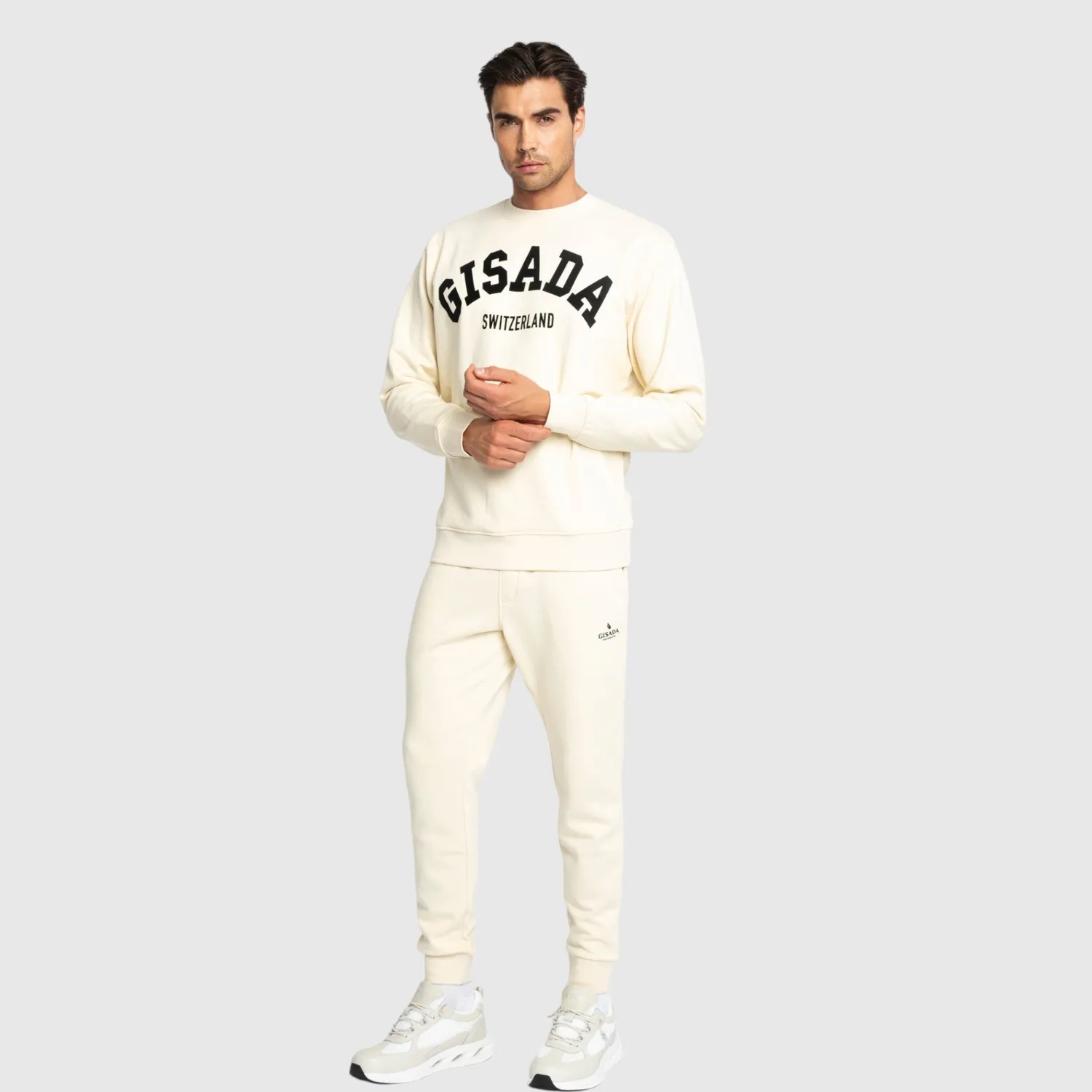 Gisada Rio 3001 sweatshirt beige bomull
