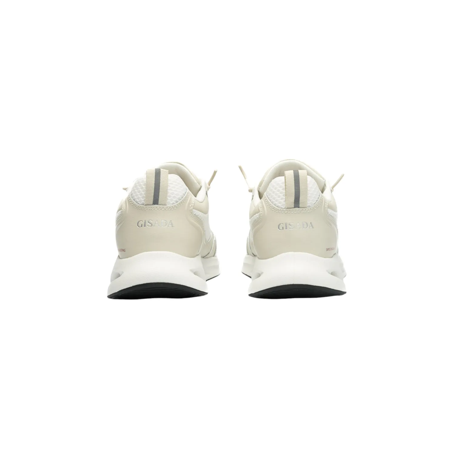 Gisada Runner Bicolor Low sneakers beige lær