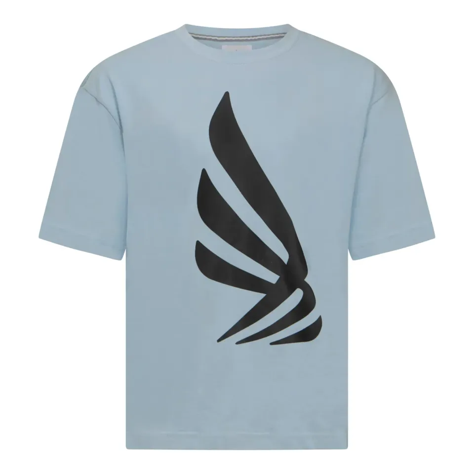 Gisada 1011 oversized t-skjorte ice blue herre