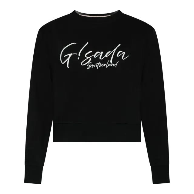 Gisada Regular Fit sweatshirt svart bomull